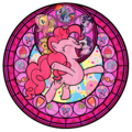 Pinkie Pie stained glass - my-little-pony-friendship-is-magic photo