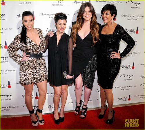 The Kardashian Family Celebrate Kardashian Khaos Opening