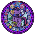Twilight Sparkle stained glass - my-little-pony-friendship-is-magic photo