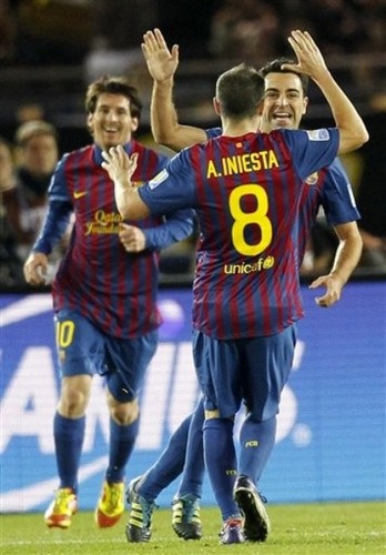 Andres Iniesta: Santos FC (0) v FC Barcelona (4) - FIFA Club World Cup [Final]