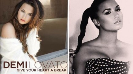  COVER ART FOR DEMI'S "GIVE YOUR corazón A BREAK"