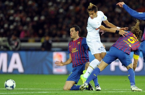 Carles Puyol: Santos FC (0) v FC Barcelona (4) - FIFA Club World Cup [Final]