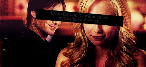 Damon and Caroline <3