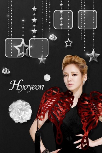 Hyoyeon @  skin winter gift app - Individual Wallpaper