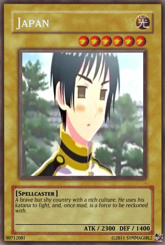  Japon YuGiOh! card