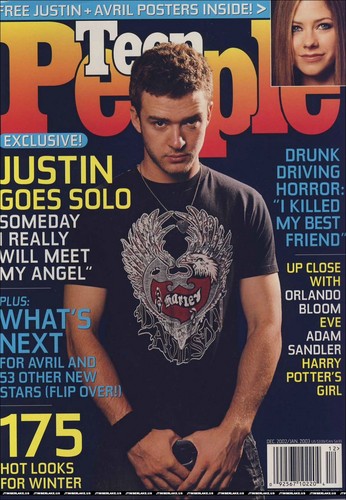  Justin Timberlake on cover