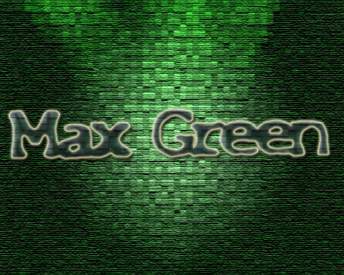 Max Green logo made by me alex(aleos)