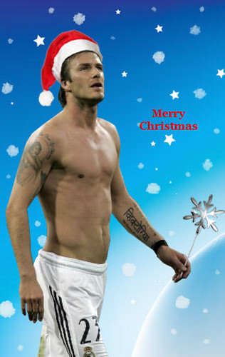 Merry বড়দিন <3 David Beckham <3