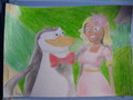 Rico & Miss Perky - penguins-of-madagascar fan art