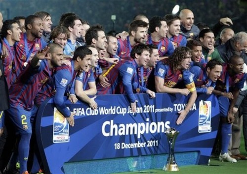  Santos FC (0) v FC Barcelona (4) - FIFA Club World Cup Final: Champions of the World