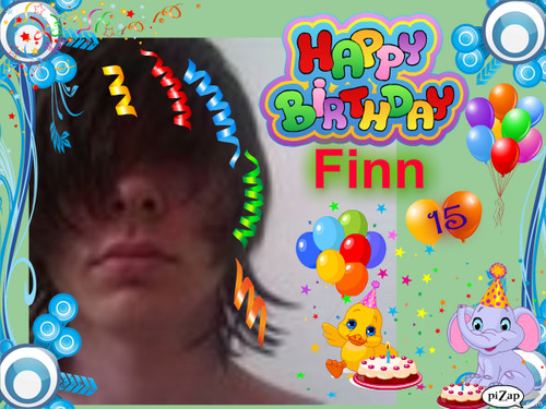  Sorry I missed ur birthday...Finn