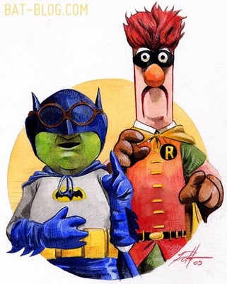  *^*Beaker & The Professor as 蝙蝠侠 & Robin*^*