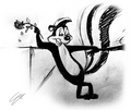 A Pepe le Pew drawing by me... - looney-tunes fan art