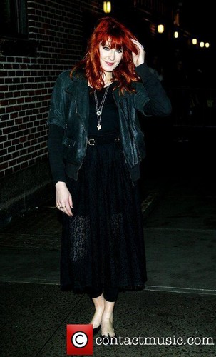  Florence Outside "The Late Показать With David Letterman" Studios - New York