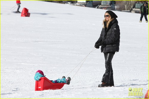  Heidi Klum & Seal: giáng sinh Ski Vacation with the Kids!