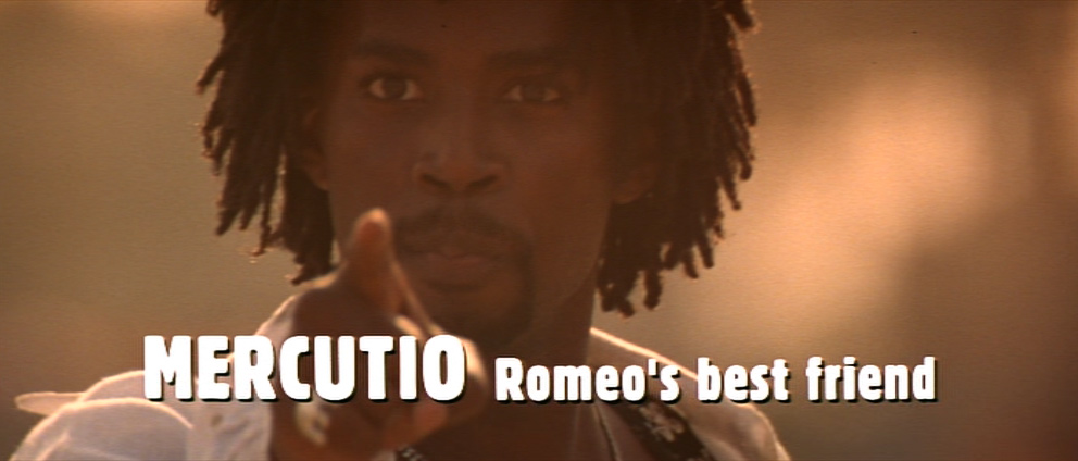 An analysis of mercutio in baz luhrmanns movie romeo juliet