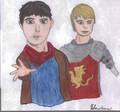 Merlin/ Arthur - merlin-on-bbc fan art