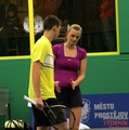 Pavlasek Kvitova funny - tennis photo