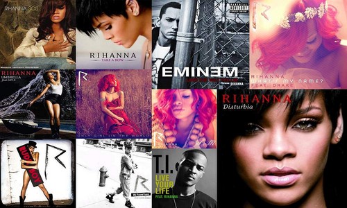  Rihanna - Billboard Hot 100 Number Ones Poster