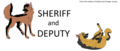 Sheriff and Depty - alpha-and-omega fan art