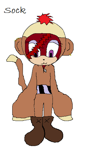  chaussette The chaussette Monkey