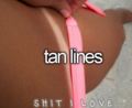 Tan lines - random photo
