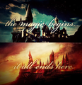 The Magic starts and ends here - harry-potter photo