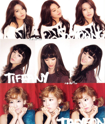  Tiffany Girls Generation - 2012 Monthly Calendar