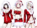 christmas girls - naruto-shippuuden photo