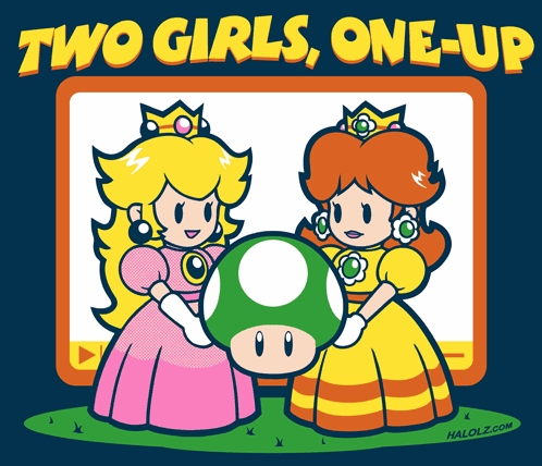  two girls one-up