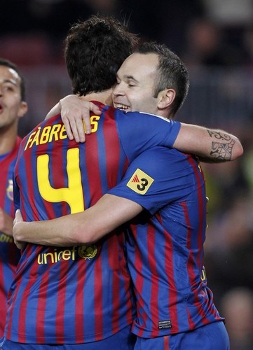 Andres Iniesta: FC Barcelona (9) v CE L’Hospitalet (0) - Copa del Rey