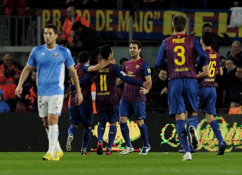  Cesc Fabregas: FC Barcelona (4) v CA Osasuna (0) - Copa del Rey [First Leg]