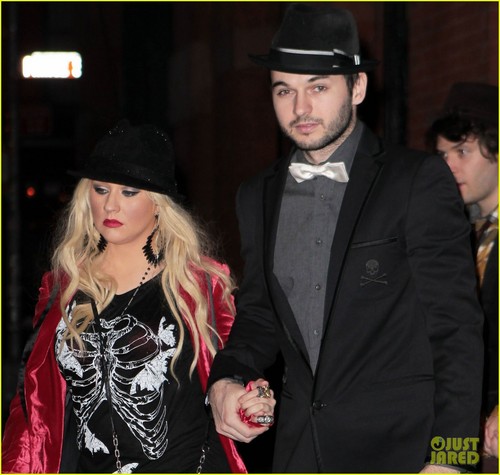 Christina Aguilera & Matt Rutler: New Year's Eve!