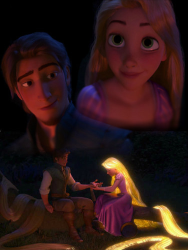 Eugene & Rapunzels Campfire Moment