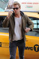 January 1st: Arriving at a movie theater in Uptown Manhattan with his mother Donna - ryan-gosling photo