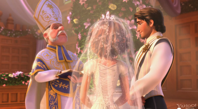 Rapunzel 39s wedding gown