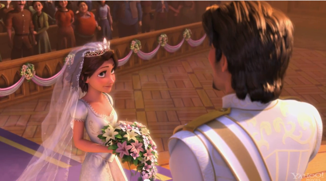 Rapunzel 39s wedding gown