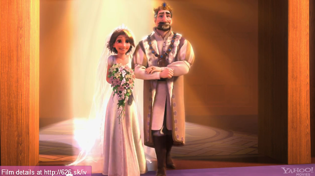 Rapunzel's wedding gown