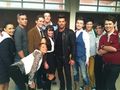 Ricky Martin on Glee set - glee photo