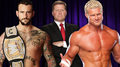 Royal Rumble:CM Punk vs Dolph Ziggler-Special Guest Ref:John Laurinaitis - wwe photo