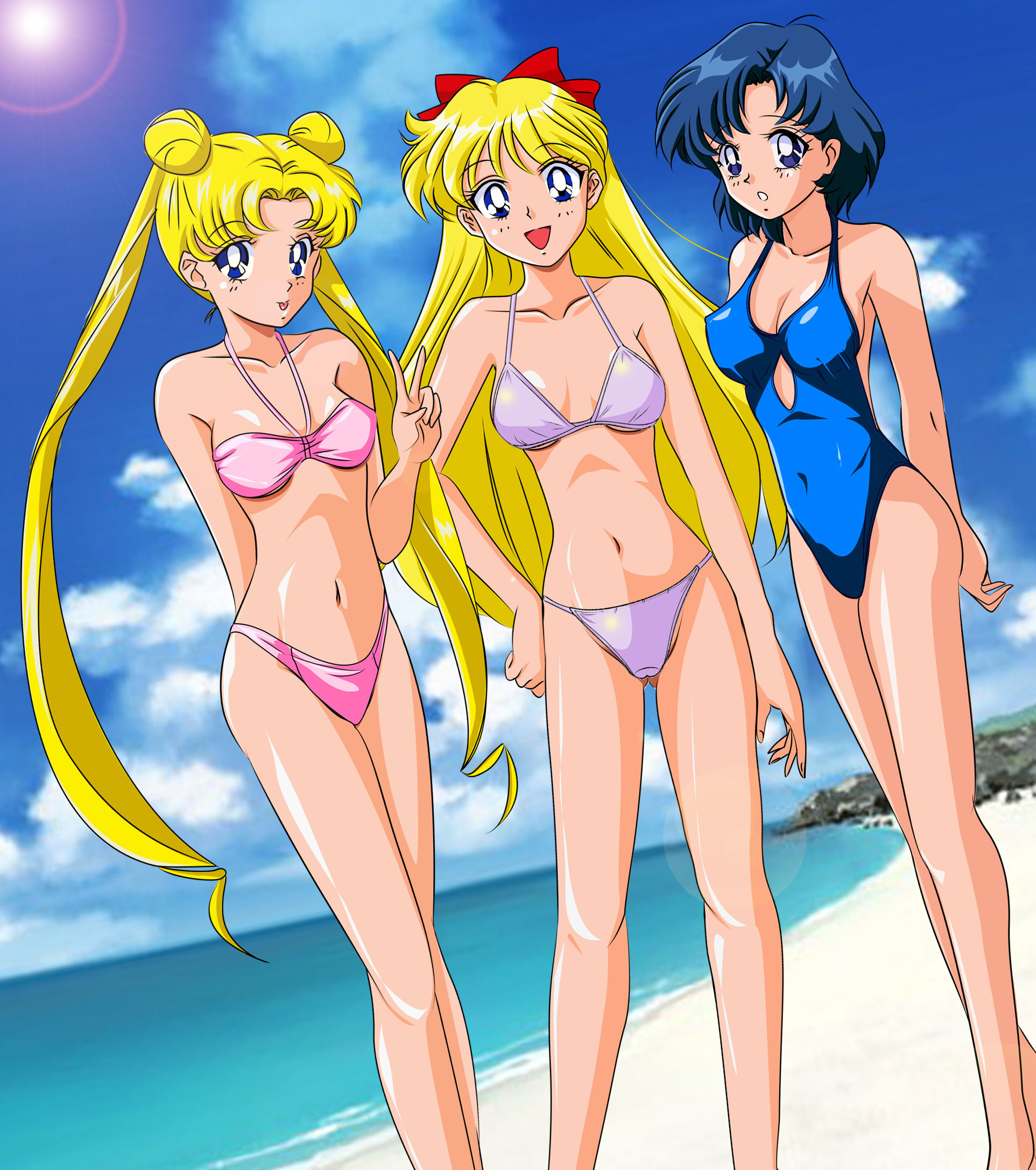 Usagi Minako And Ami Sailor Moon Photo Fanpop