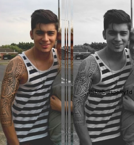  hahha babe <3 u look hot in everything even tho the half sleeve tatoo is fake ! ;)