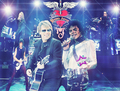 Bon Jovi and Michael Jackson - michael-jackson photo