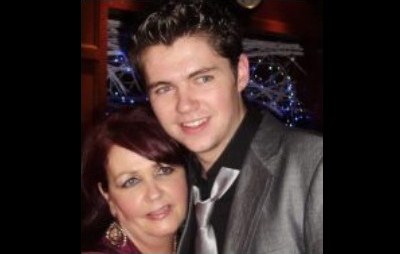 Damian with his mam