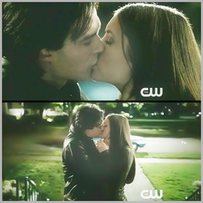 Damon and Elena KISS
