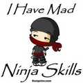 I've mad ninja skills - random photo
