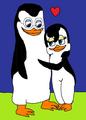 Kowalski and Kam <3 - penguins-of-madagascar fan art