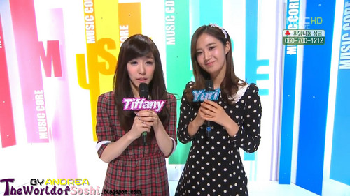 Tiffany & Yuri - Music Core MC