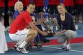 Tomas Berdych and Petra Kvitova won Hupman Cup  - tennis photo
