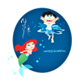 Walt Disney Fan Art - Princess Ariel & Prince Eric - walt-disney-characters fan art